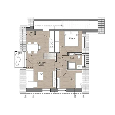Ferienwohnung Lutten Uttied Lägenhet *